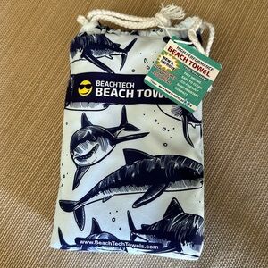 Blue Shark Beach Towel